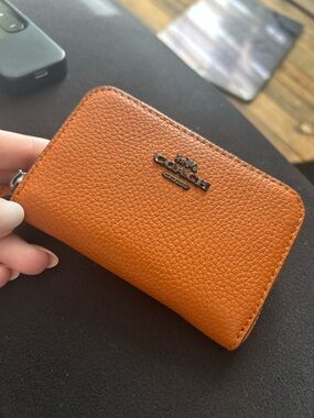 Coach coin pouch card holder